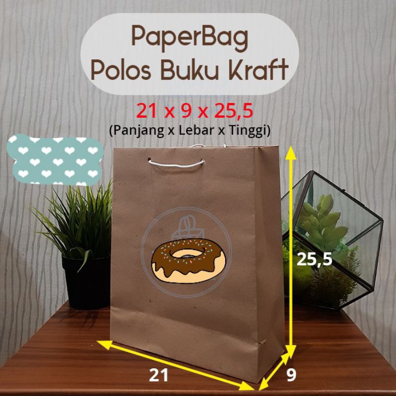 

Paper Bag / Tas Kertas Batik & Polos Uk.21x9x25,5cm Satuan
