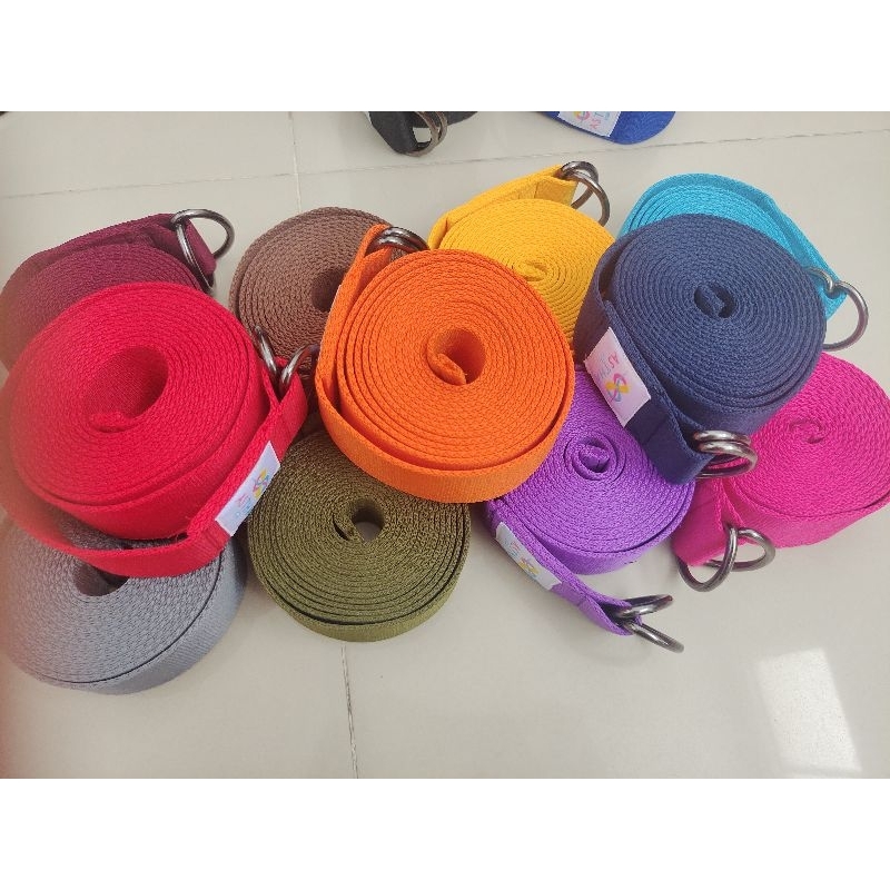 Yoga Strap / Yoga belt / Long Yoga Strap  3 meter + bonus pouch!