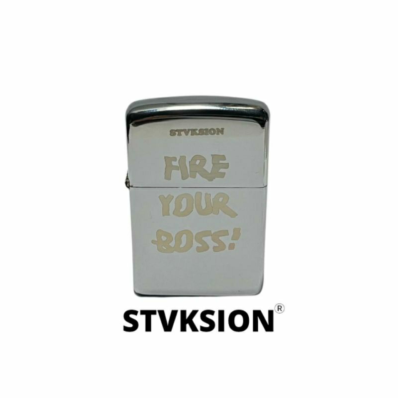 POCKET LIGHTER STVKSION FYB /  KOREK API BAND / KOREK POLOS CUSTOM / KOREK API TITANIUM STAINLESS ST