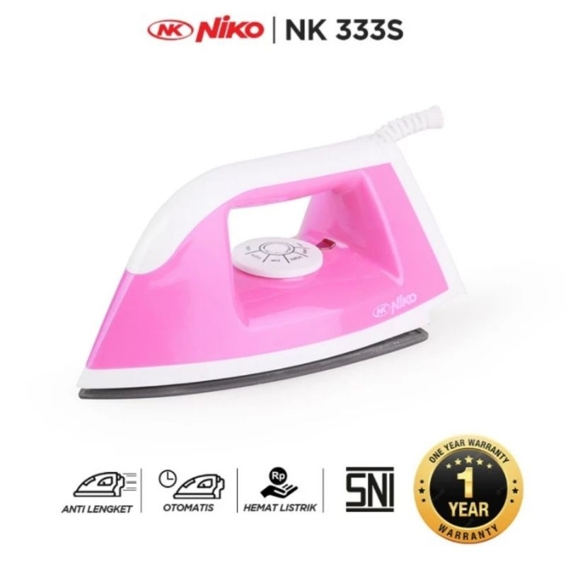 Niko Setrika Listrik / Dry Iron NK-999S