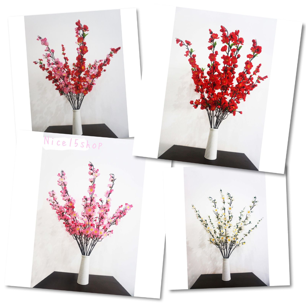 Pohon Imlek Angpao Bunga Sakura Meihua / Dekorasi Imlek