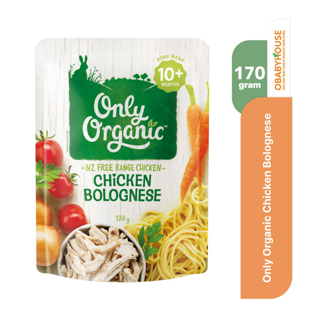 Only Organic Chicken Bolognese 10+ Months 170g