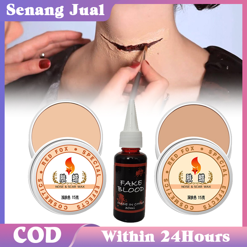 Skin Wax Makeup Halloween Makeup / Fake Blood Halloween Darah Palsu Professional