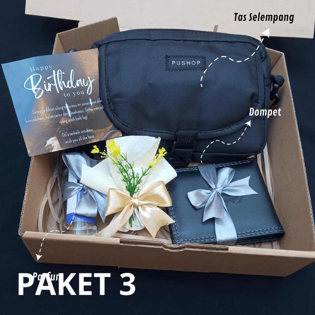 Hampers Kado Cowok Ulang Tahun Hadiah Wisuda/ Kado Anniversary/ Kado ValentineDay/ Kado Pernikahan