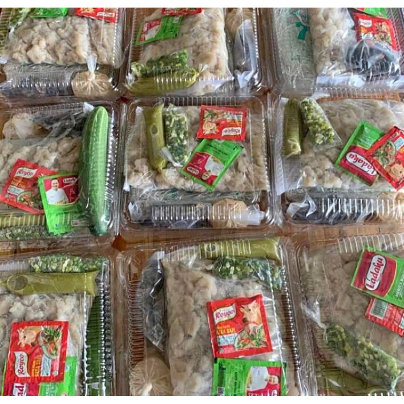 

Tekwan ikan paket lengkap