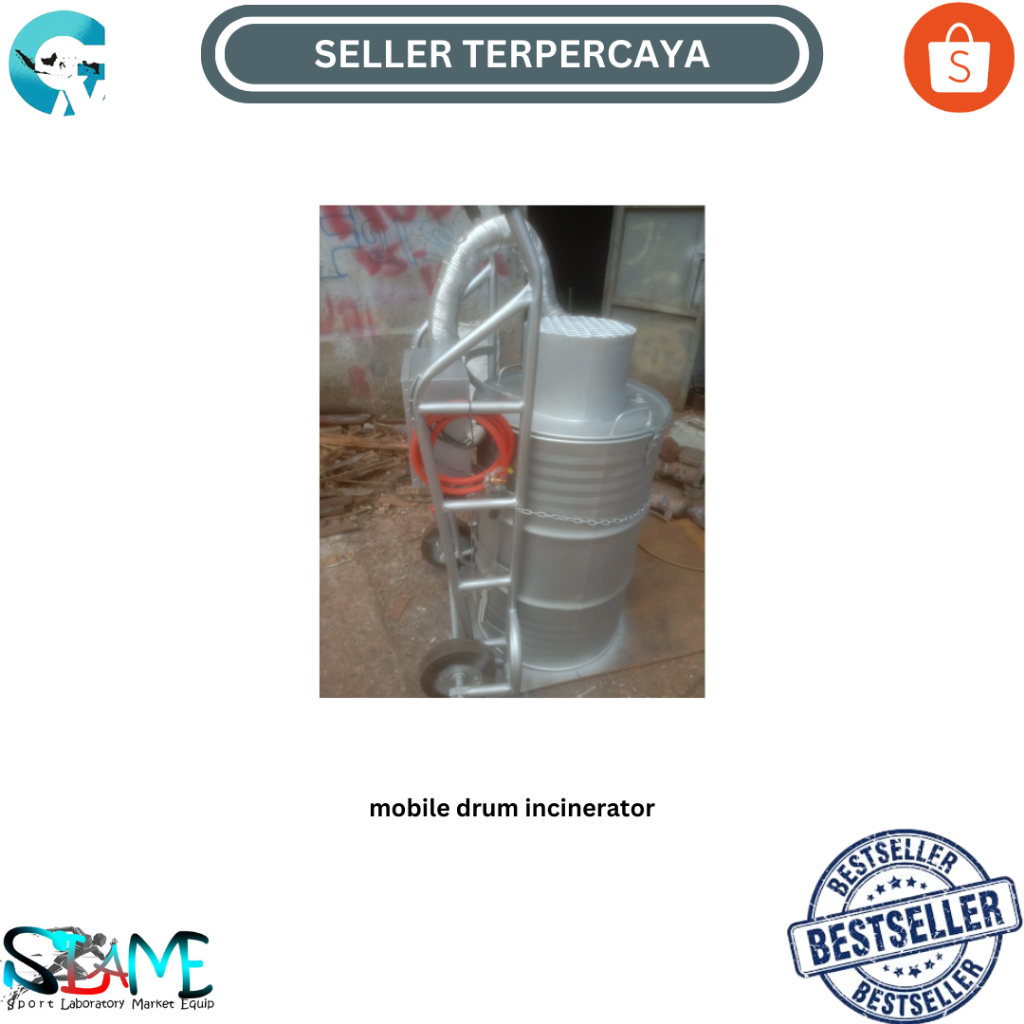 mobile drum incinerator