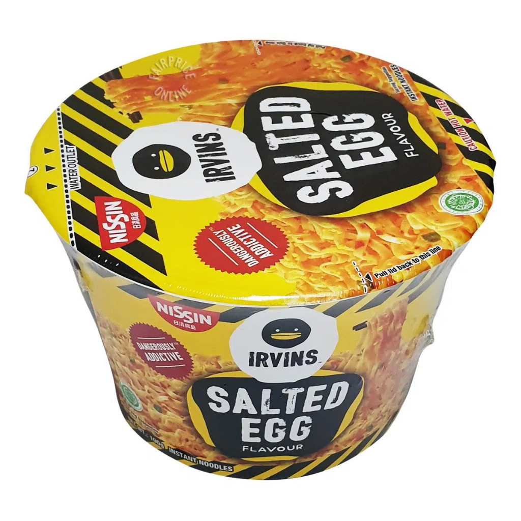 

Nissin Irvins Instant Noodles - Salted Egg 100g