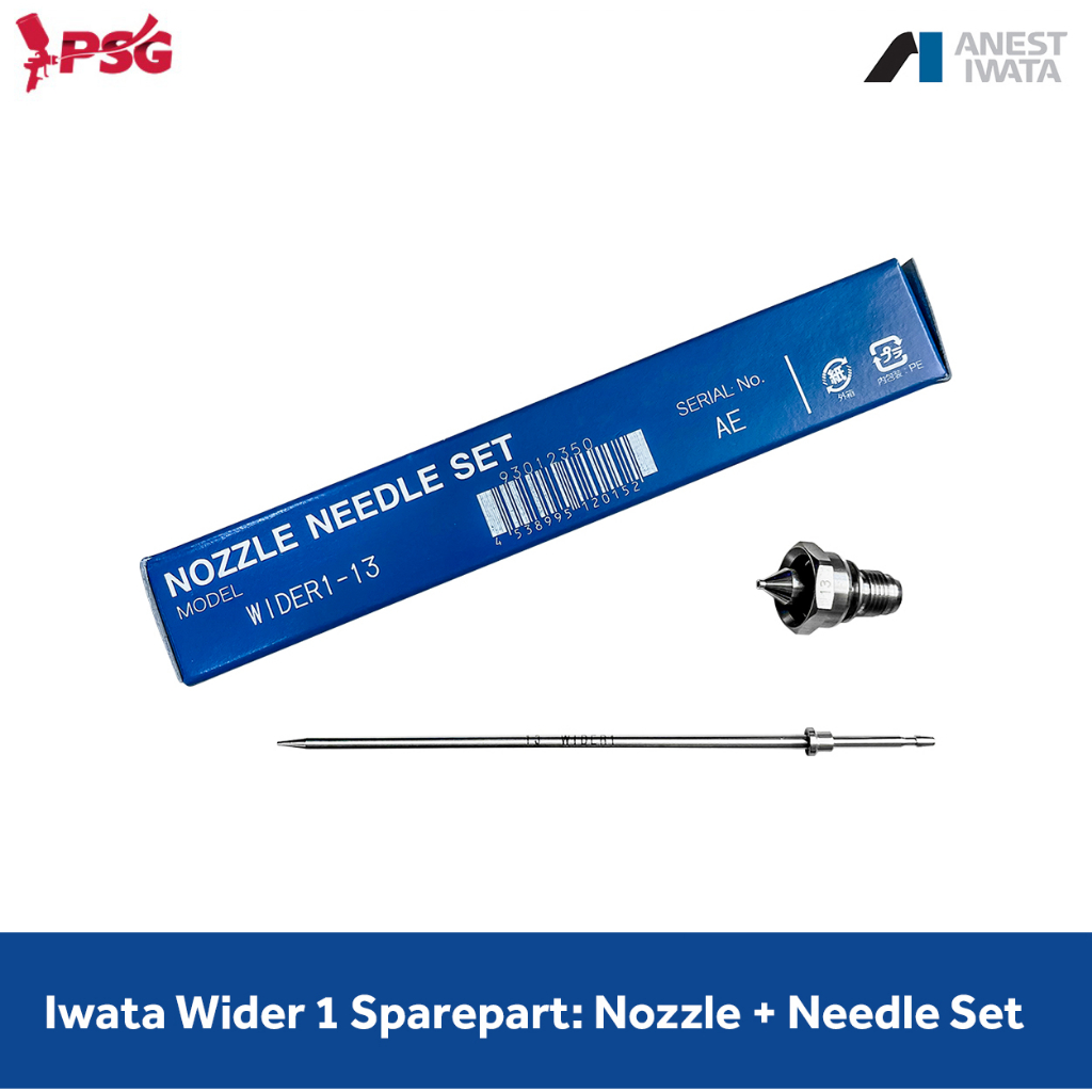 Iwata Wider 1 Sparepart Nozzle Needle Set