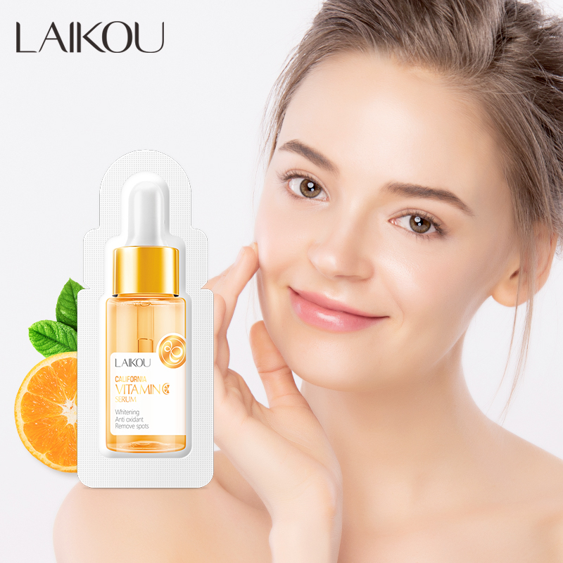 LAIKOU Vitamin C Brightening Serum Memudarkan Noda Mencerahkan Bekas Jerawat 1.5ml