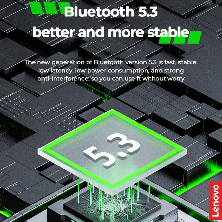 Thinkplus Lenovo XT81 Bluetooth Earphone Tws Gaming Low Latency