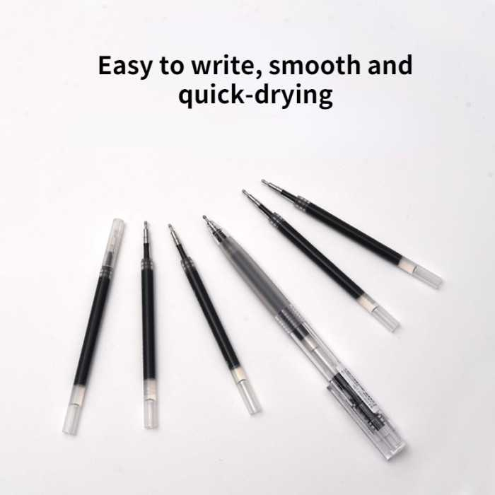 

Isi Refill Pena Pulpen Gel 0.5mm Tinta Hitam 5PCS for KACO Turbo KC55