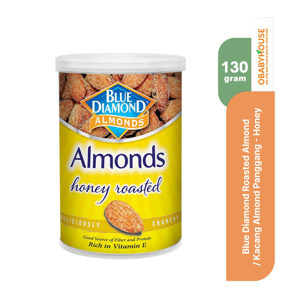 Blue Diamond Roasted Almond / Kacang Almond Panggang 130gr - Honey