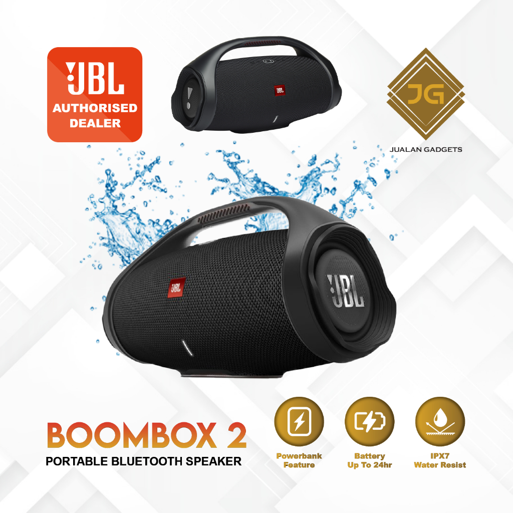 JBL Boombox 2 Portable Bluetooth Speaker with Massive Sound RESMI IMS