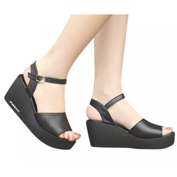 LUTTON - sandal cewek casual - SANDAL WANITA WEDGES