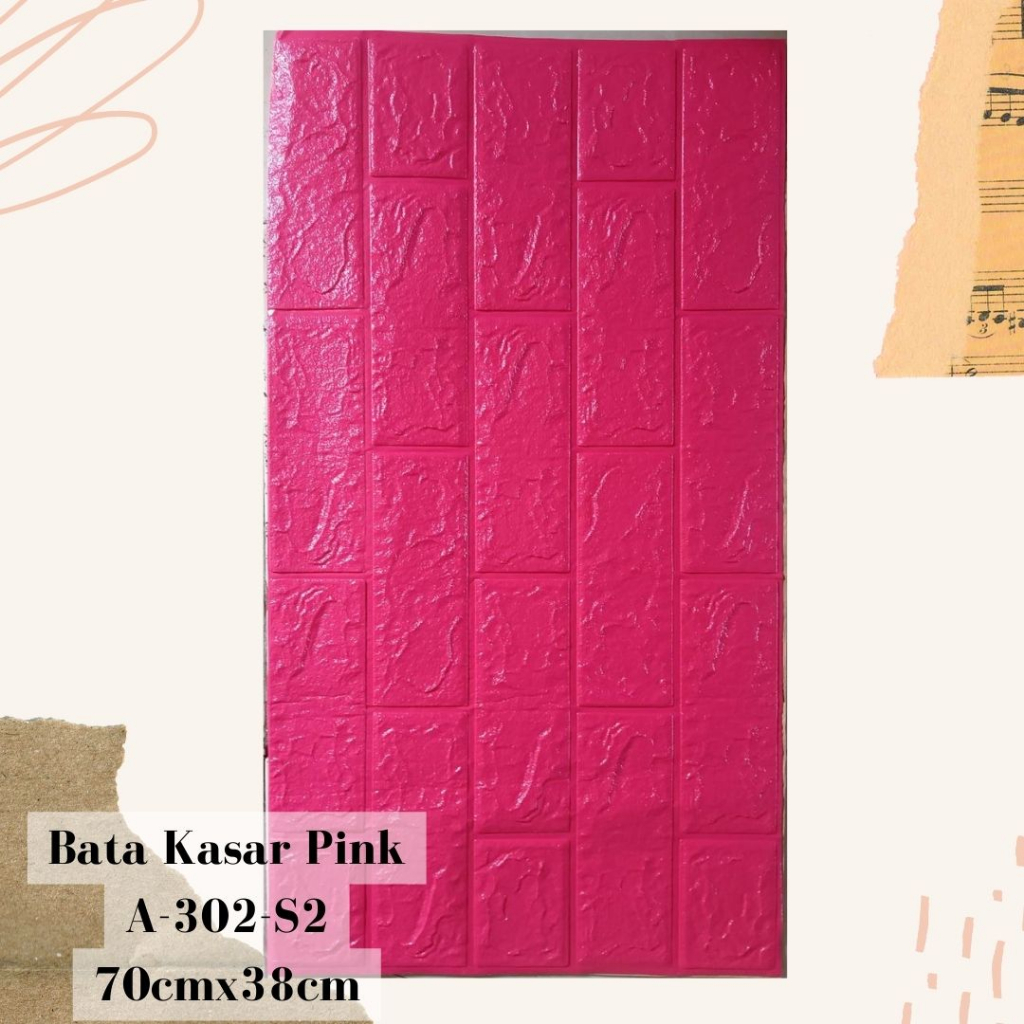 wallpaper foam/wallfoam sticker diskon 50% termurah