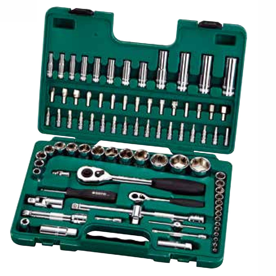 SATA kunci Sock set 86 pcs Sata Kunci Socket Set 86 Pcs 1/4 Inch &amp; 1/2 Inch (METRIC) 09013 SATA TOOLS