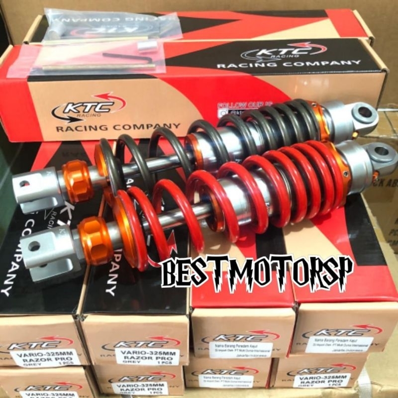 Shock KTC Original Non Tabung Vario 125 150 Scoopy Beat Mio Mio M3 Xeon Lexi Adjustable Ukuran 325mm 300mm