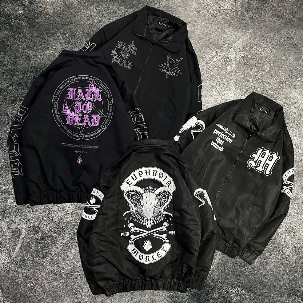 BOMBER JAKET  HALL TO DEAD &amp; EUPHORIA