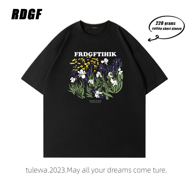 RDGF kaos  pria kaos cowok keren  kaos cowok keren baju kaos kekinian  kaos pria keren hitam kaos motif bunga