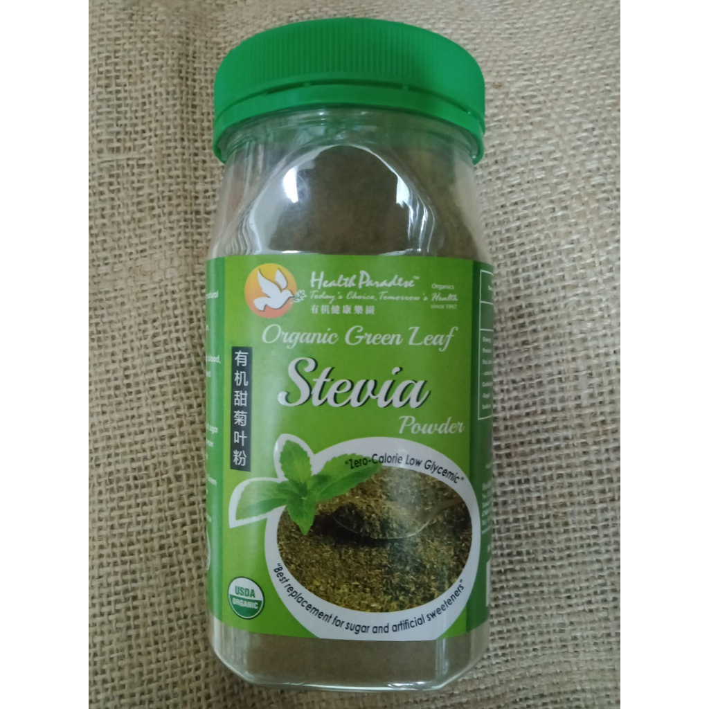 

Health Paradise Organic Stevia Leaf Powder botol