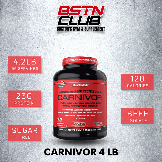 MUSCLEMEDS CARNIVOR BEEF PROTEIN 4LB
