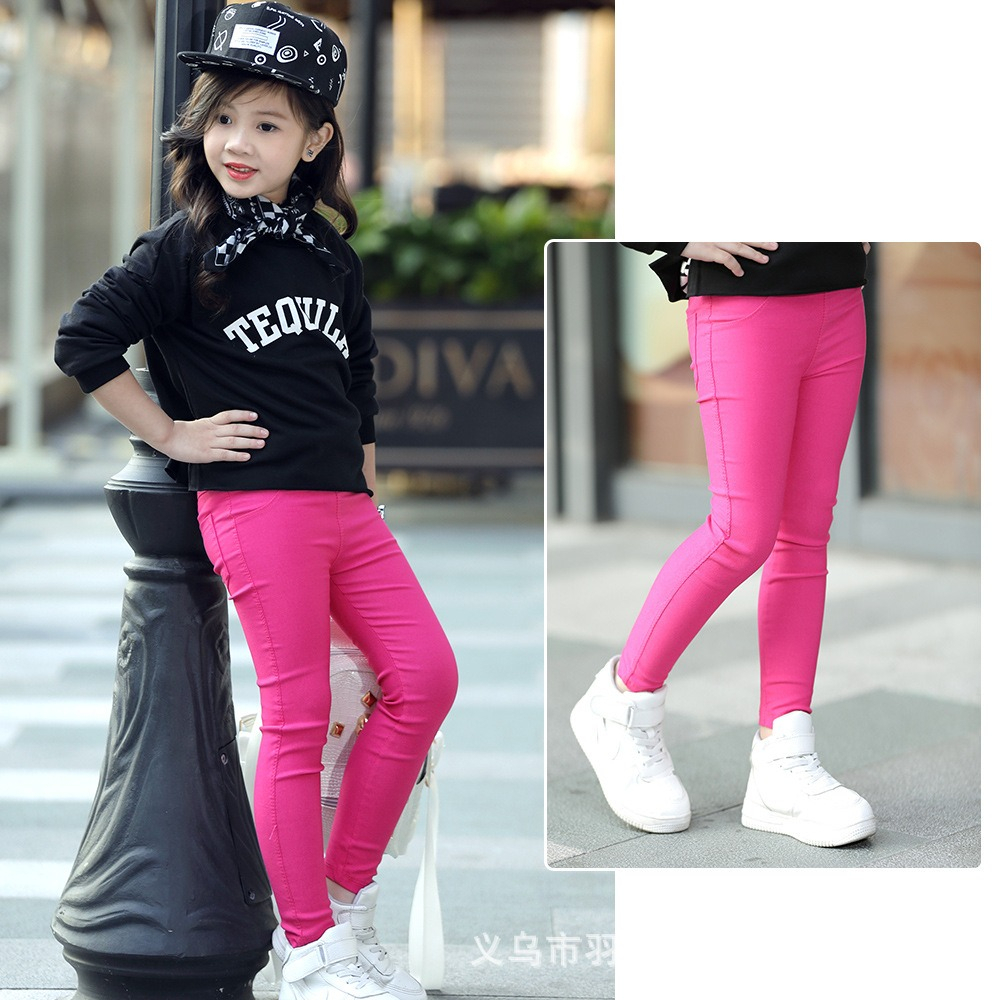 ByKiddos - Celana Legging Katun Impor Stretch Panjang Korea Anak Perempuan Import 3-9 Th PART 2