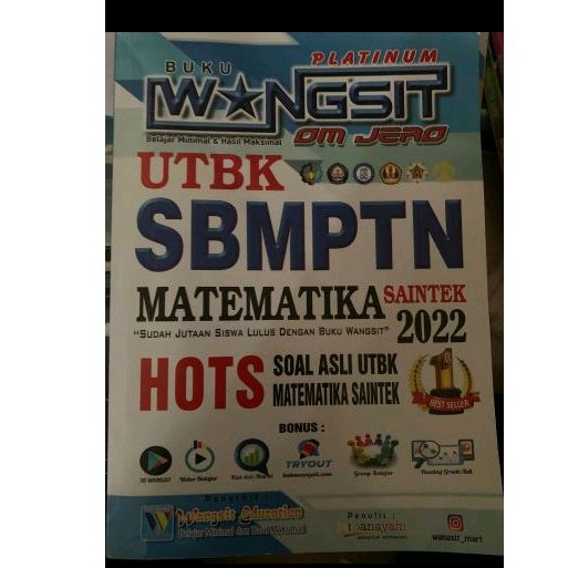 wangsit matematika dan kimia sbmptn 2022