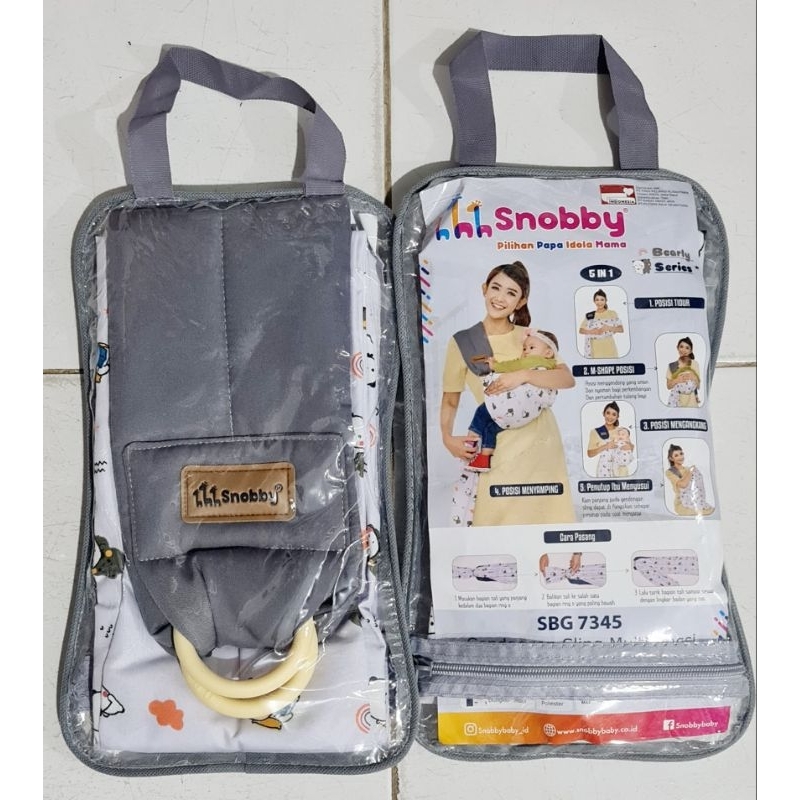 New SENOBBY Gendongan Sling Multifungsi BEARLY Series - SBG 7345