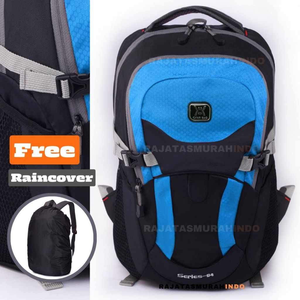 RTM - Tas Ransel Outdoor Gear Bag - Crawford Laptop Backpack 13066 + FREE Raincover