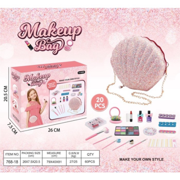 

Unik Mainan Anak Tas Peralatan Make Up ~ GLAMOURS BEAUTY COSMETIC BAG - Shell Bag Berkualitas