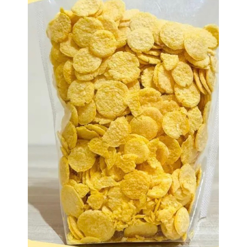 

Corn flakes / Emping Jagung Repack 500Gr & 1KG
