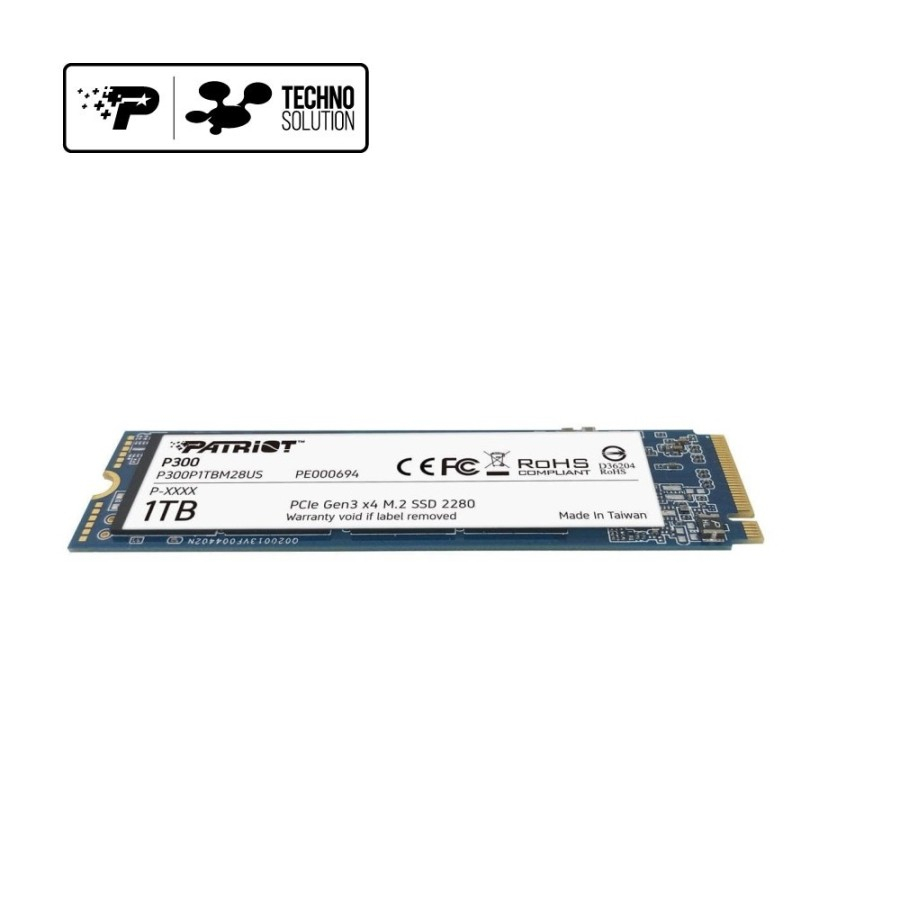 Patriot SSD P300 M.2 2280 PCI-e Gen.3 x 4 (NVMe 1.3) 1 TB