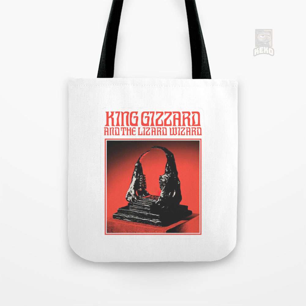 King Gizzard and Lizard Wizard Tote Bag Kanvas