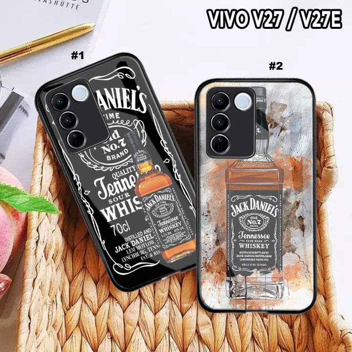 Softcase Glass Kaca Vivo V27 V27E [ M194 ] Case Hp Vivo V27 V27E - Casing HP Vivo V27 V27E - Case Vi