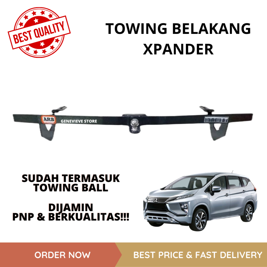 TOWING BAR ARB XPANDER EXCEED CROSS ULTIMATE- BESI PELINDUNG BUMPER BELAKANG XPANDER