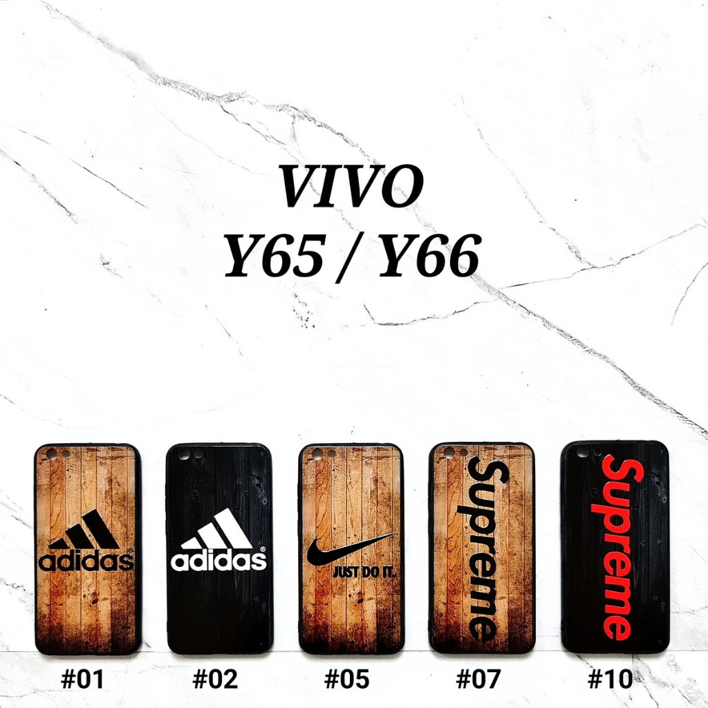 VIVO Y71 Y65 Y66 V5 V5S V5 LITE V7 - WOODEN SPORTY Soft Hard Case Bertexture