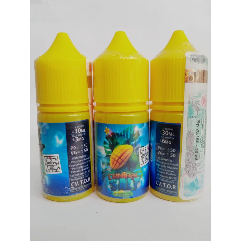 CENTRAL SALT MANGO ICE SALT 30ML NIC 6MG vg 50 pg 50