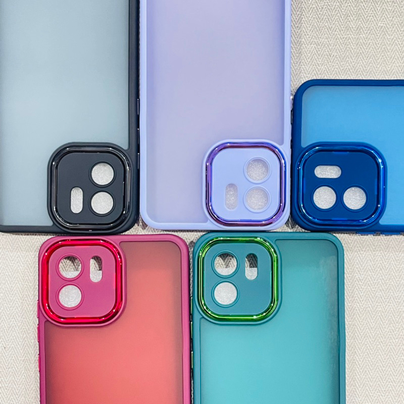 Case Redmi A1/ A2 Metal Chrome Softcase Dove Premium Luxury PSS