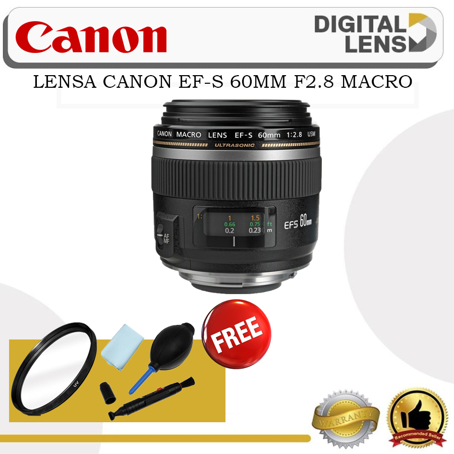 LENSA CANON EF-S 60MM F2.8 MACRO USM