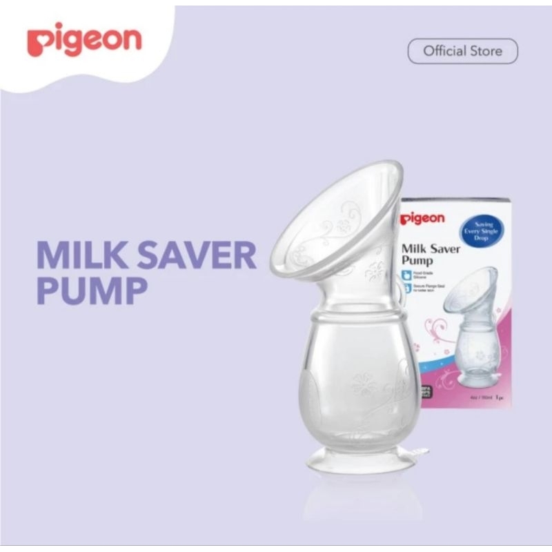 PIGEON Milk Saver Pump / Silicone Breastpump Manual / Pompa Asi Silikon Pigeon