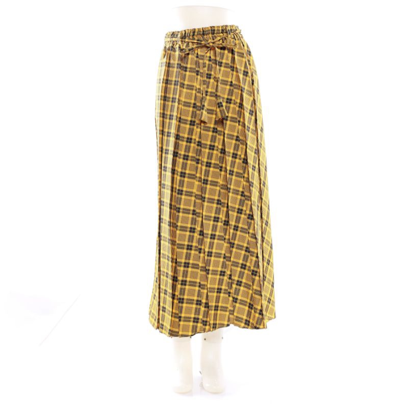 Rok Plisket Premium Semiwoll Motif Terbaru