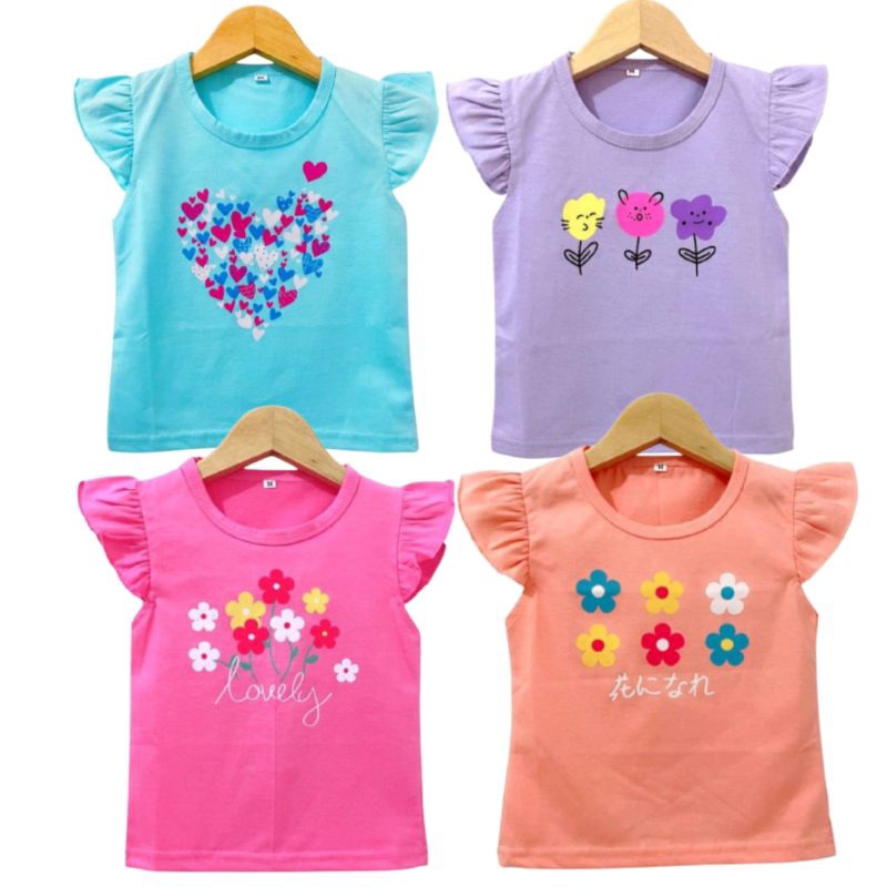 KAOS RUFFLE TOP ANAK LEMBUT PREMIUM ADEM BRANDED