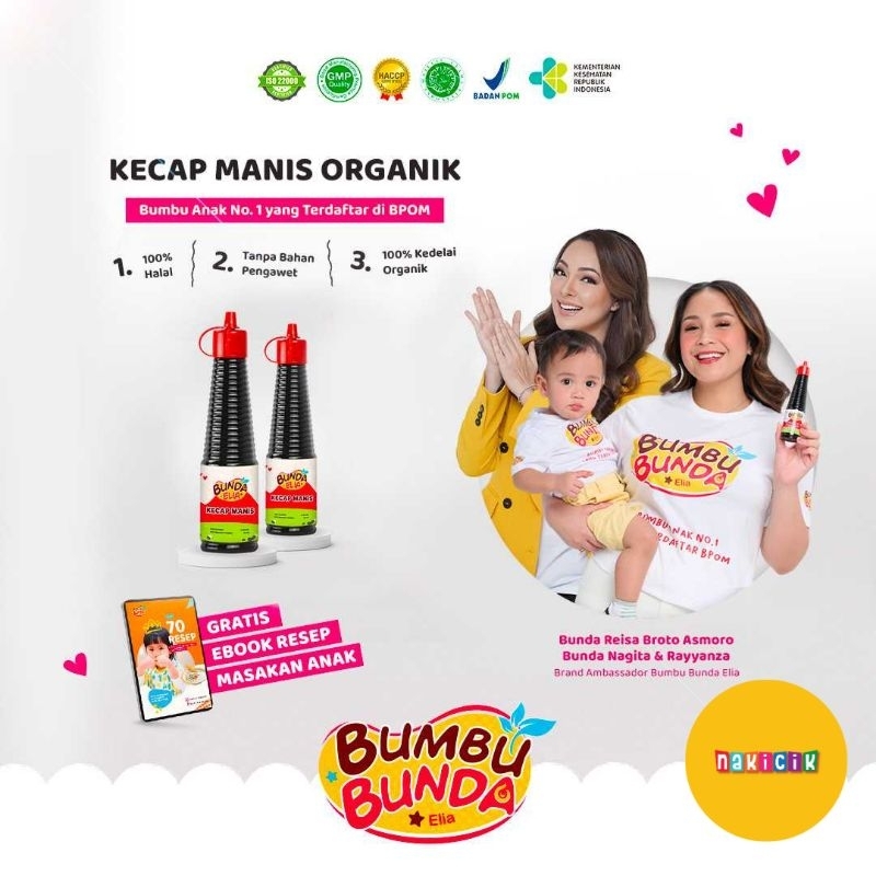 

KECAP ORGANIK BUMBU BUNDA BY ELIA / KECAP MANIS ORGANIK / SAOS TIRAM MPASI / KECAP MANIS MPASI/ SAOS TERIYALI ANAK MPASI ANTI GTM / BB BOOSTER