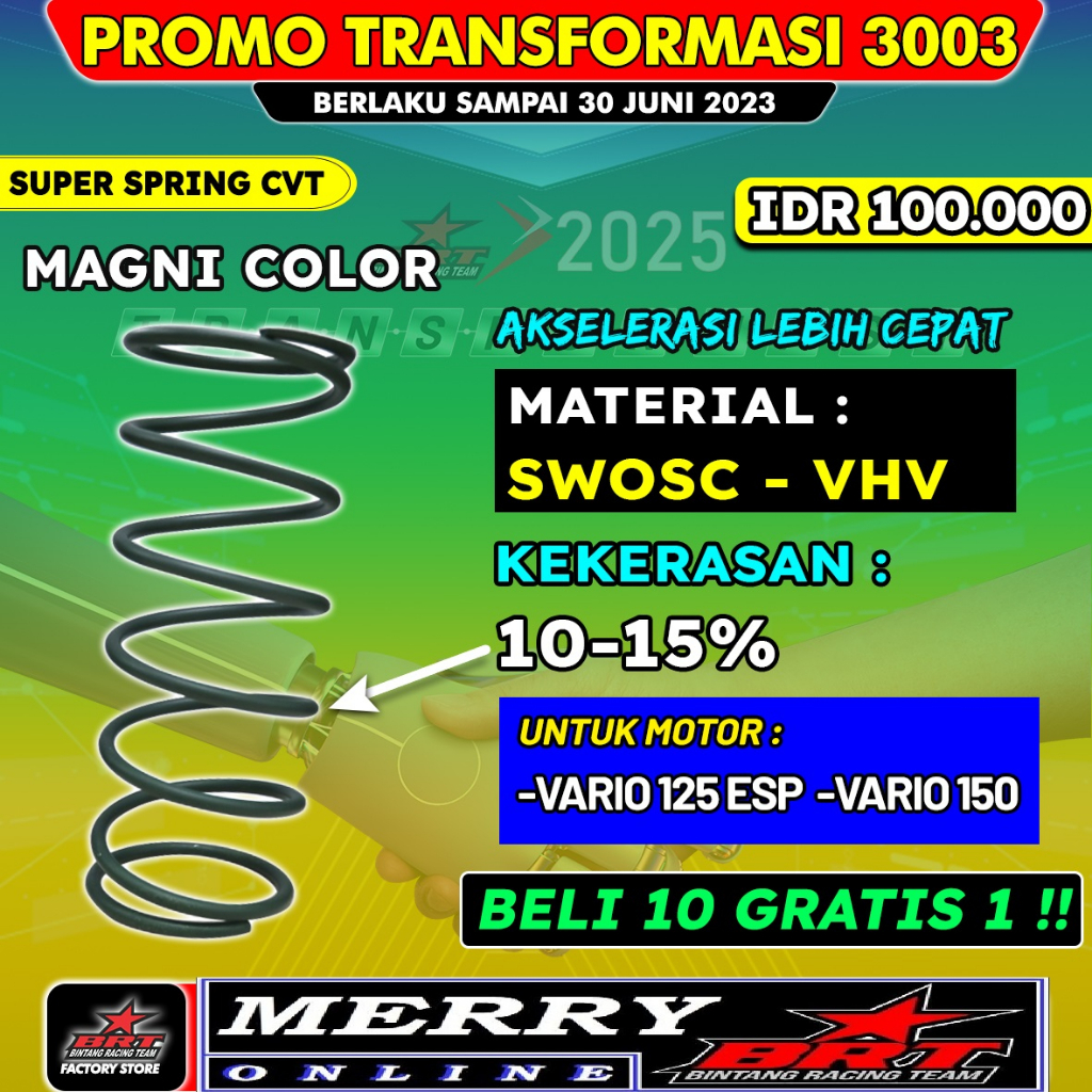 Promo 3003 Super Per CVT BRT Vario 125 ESP Vario 150 PCX ADV 150 PCX 160 ADV 160 Vario 150