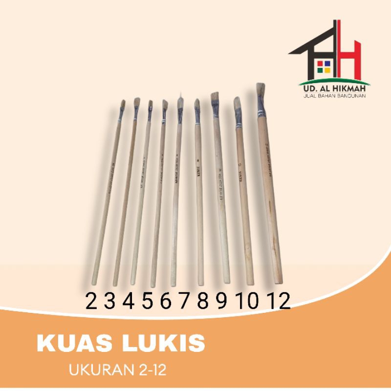 

Kuas Lukis Satuan NO 1-12