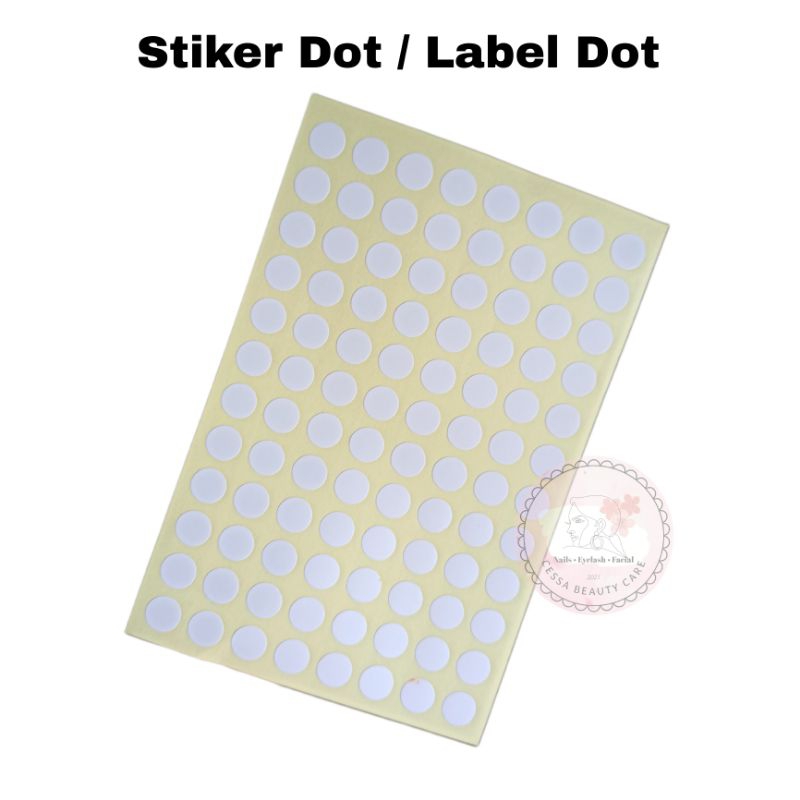 

[1LEMBAR] Stiker Dot / Label Dot / Stiker Bulat ukuran diameter 1,3cm
