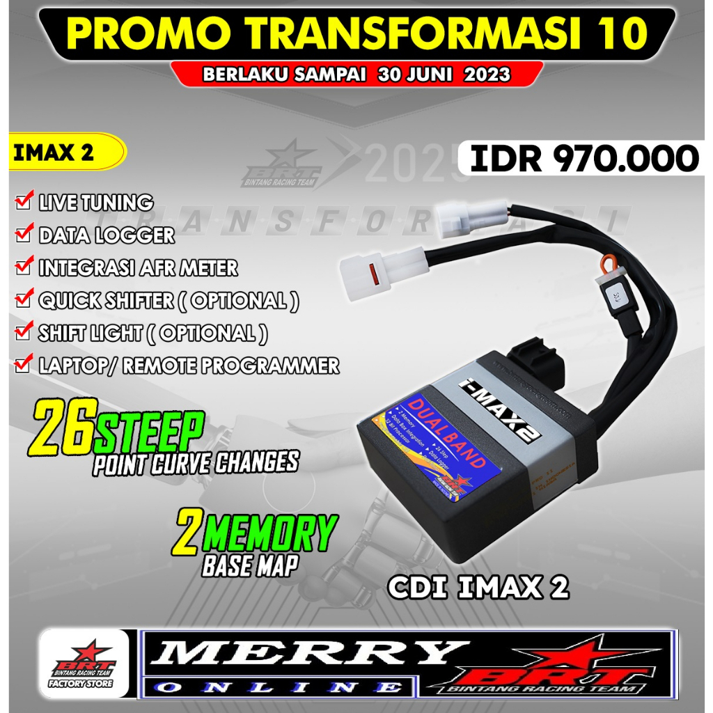 Promo 5 Cdi Imax I Max I-Max 2 BRT Dualband Honda Beat Karbu Megapro Mono