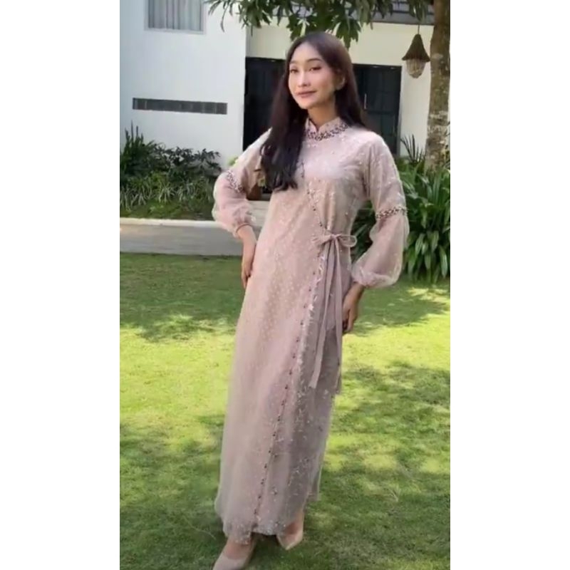 (PRELOVED) SHABBY STUFF Leony Dress Mocca Nude