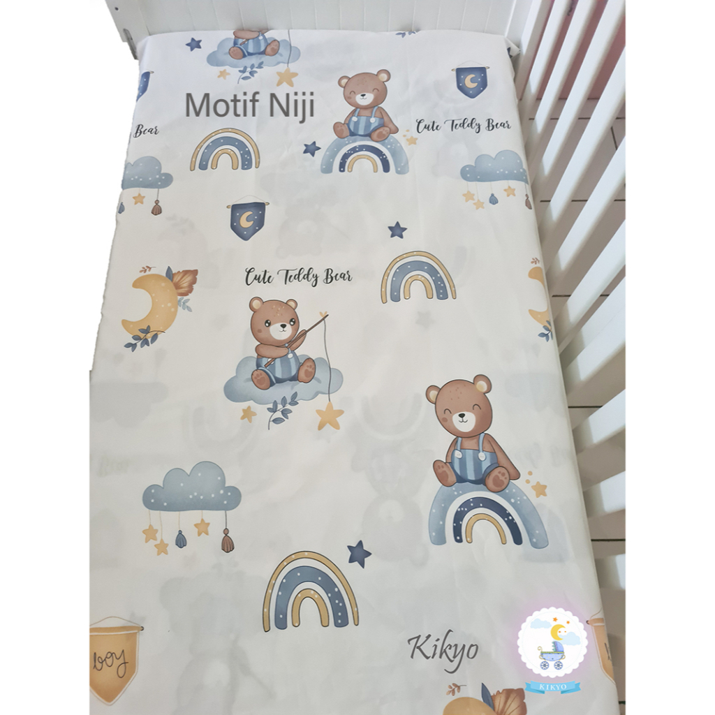 Sprei bayi katun jepang / sprei kasur bayi katun jepang / custom sprei bayi / bedsheet baby cotton japan / sprei katun jepang