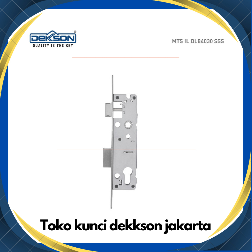 Body kunci pelor Dekkson MTS RL DL 84030 SSS / Mortise lock dekson